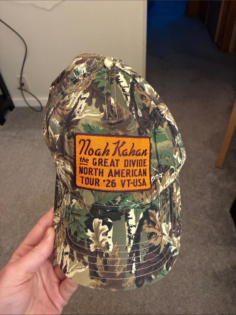 Camo Patch Baseball Cap - Green